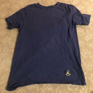Jordan Navy and gold specked  T shirt